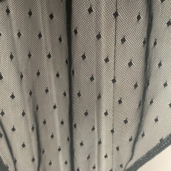 Forever 21 Mesh Polka Dot Bodysuit Small - Picture 5 of 5